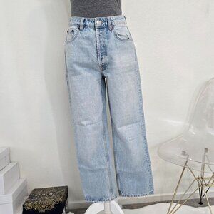 Zara High- Rise Straight- leg Jeans - Size 6